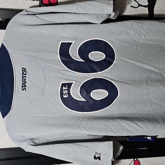 Dallas Cowboys Baseball Jersey Starter Size Medium NWT - Picture 7 of 8